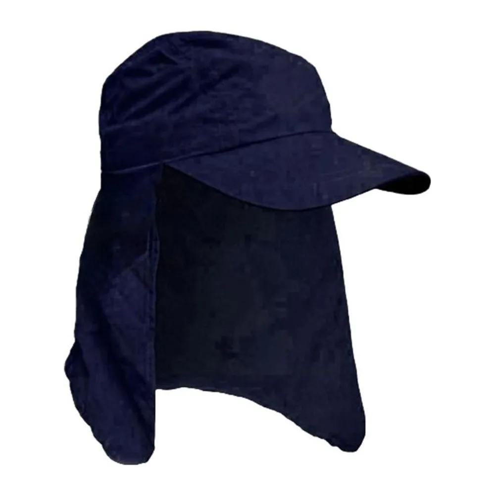 Gorra con Tapasol Color Plomo Beige Verde Azul Marino Nacional