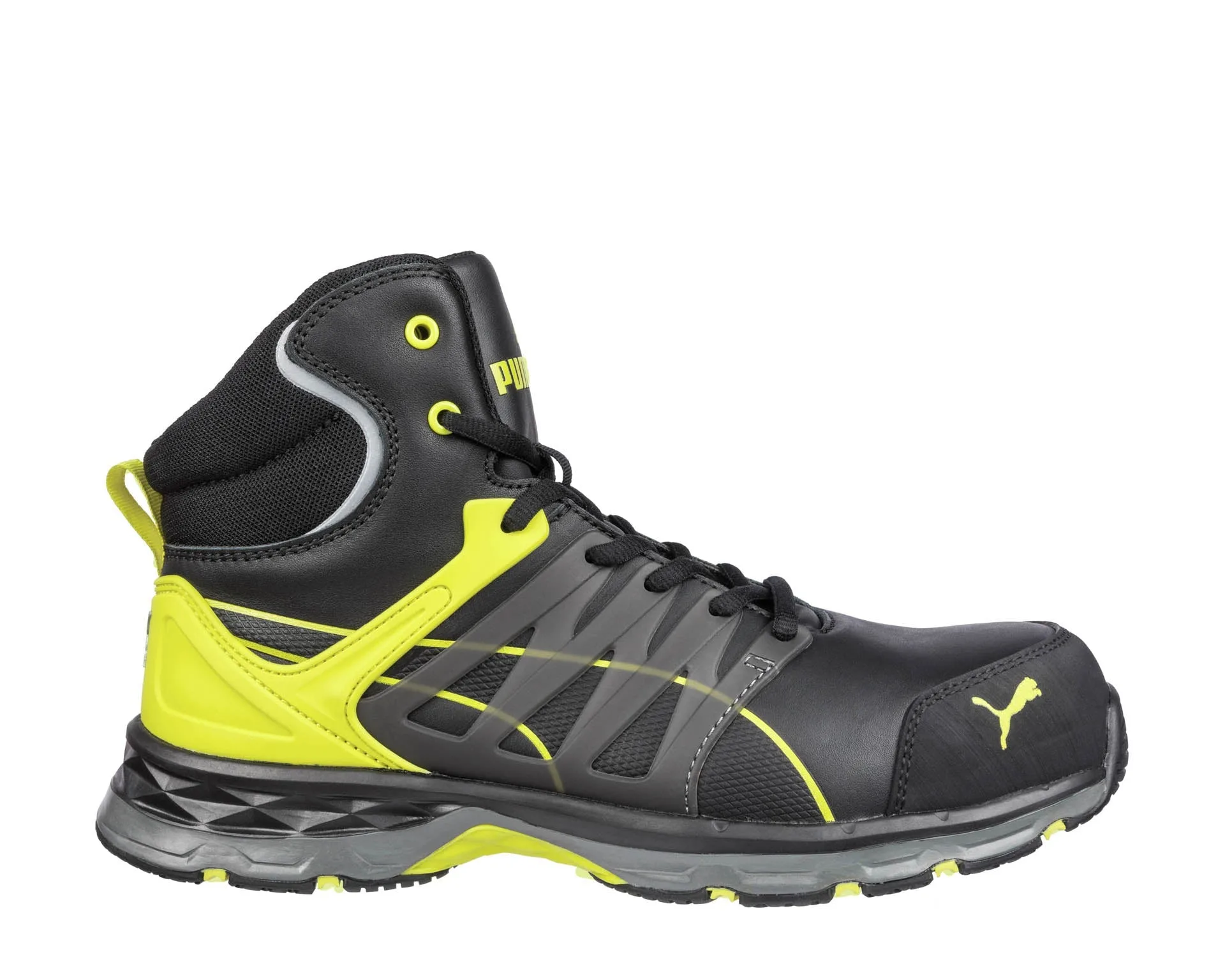 PUMA SAFETY VELOCITY 2.0 MID Safety Shoe S3S ESD (Yellow)
