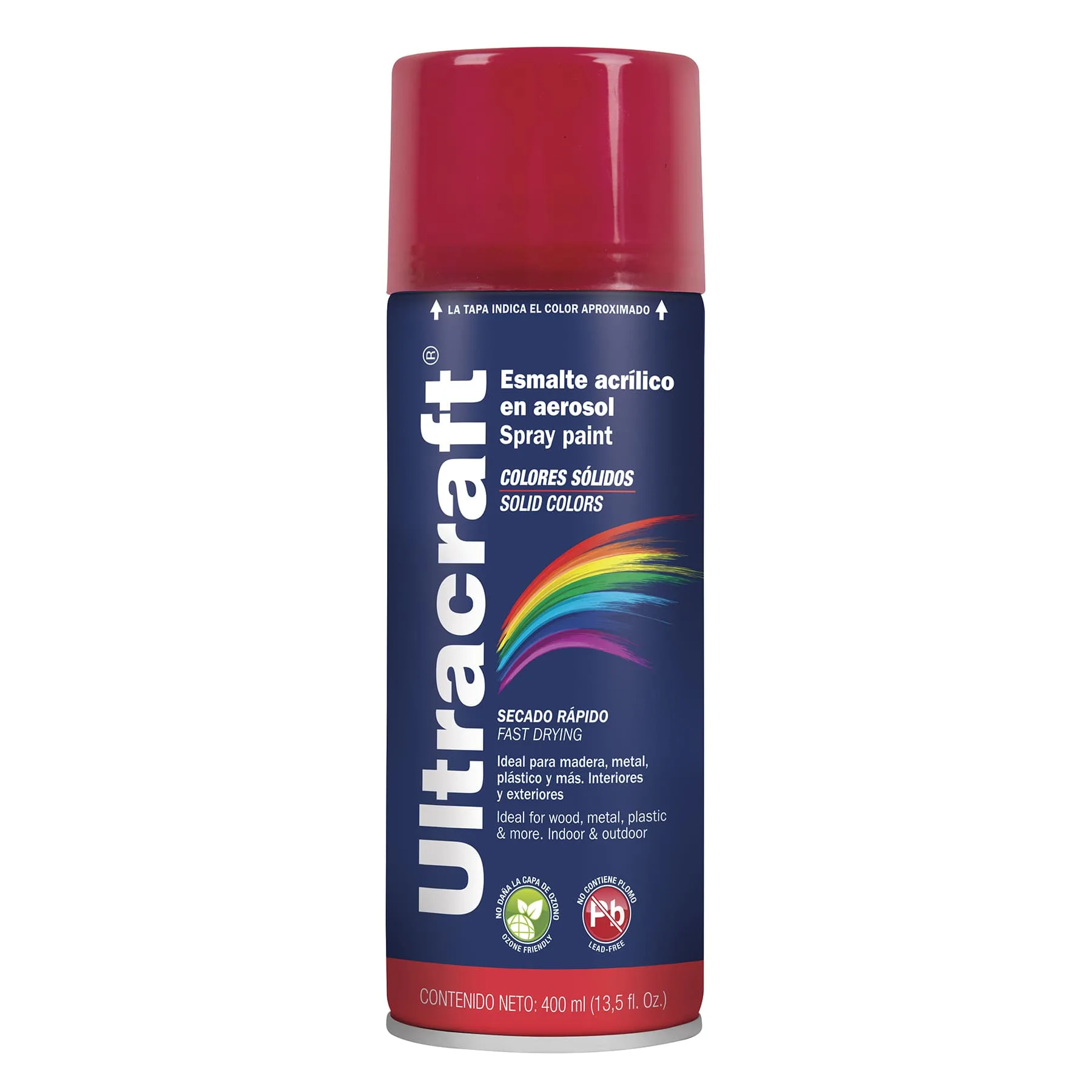 Pintura en Spray Rojo Fuego Ultracraft 40031