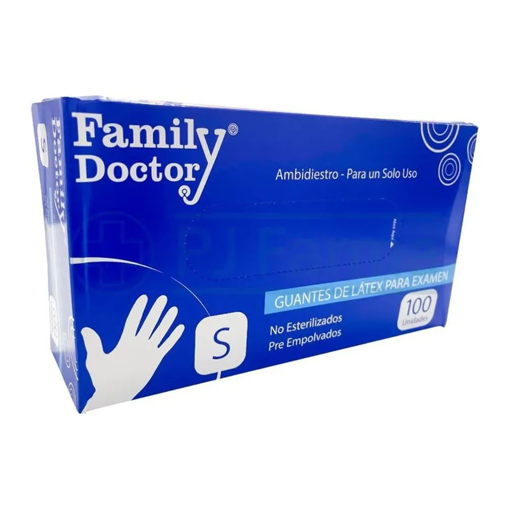Guante de Látex Caja x 100 Unidades Family Doctor