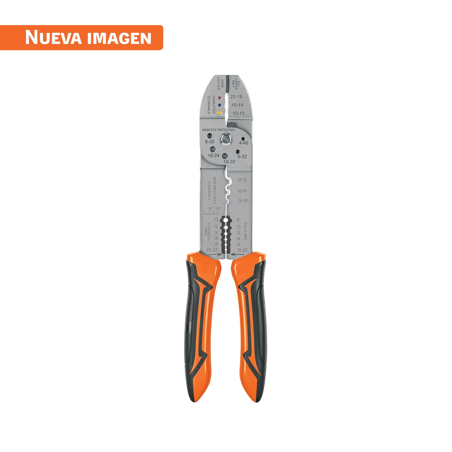 Pinza 10" pela cables, 20 a 10 AWG, TRUPER