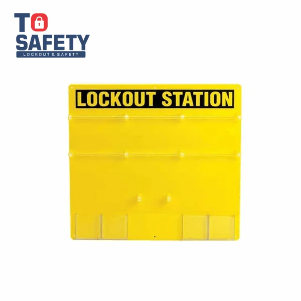 Estación para Colgar 36 Candados Color Amarillo TS LK14 To Safety