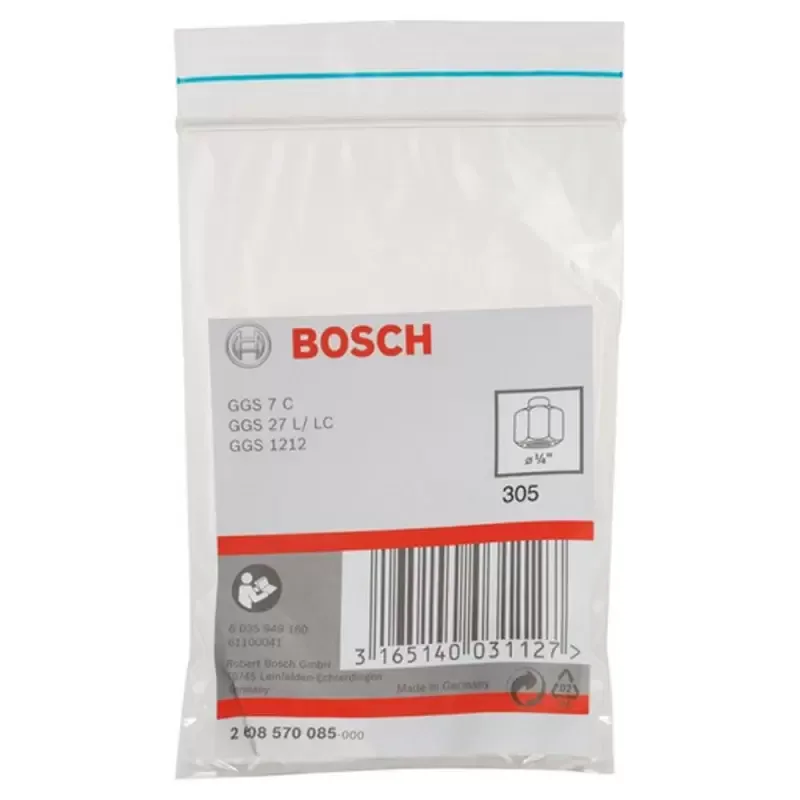 Pinza de Sujeción Bosch 2608.570.085 de 1/4" para Turbineta GGS 27 L