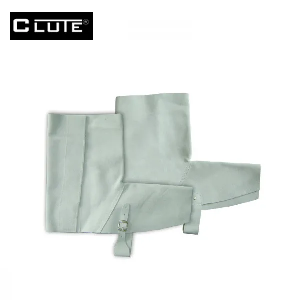 Protector de Piernas Clute Cuero Cromo