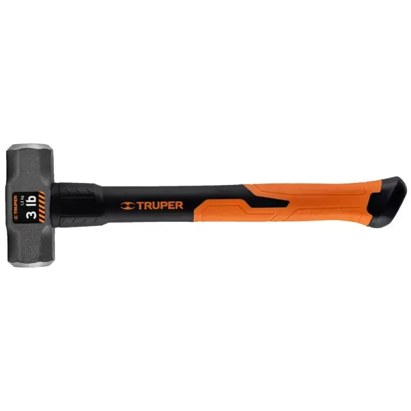 Comba Octogonal Truper 19883 3 Lbs Mango Fibra de Vidrio 14"