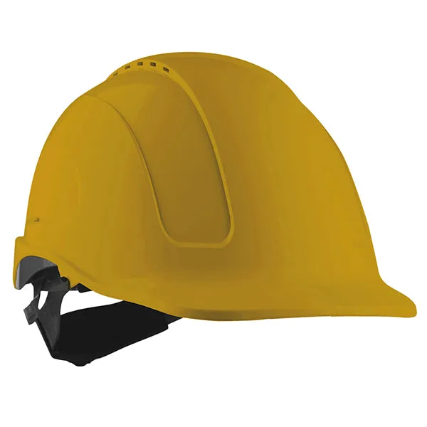 Casco MTAV ABS Ventilado Aislante Termico Amarillo Steelpro