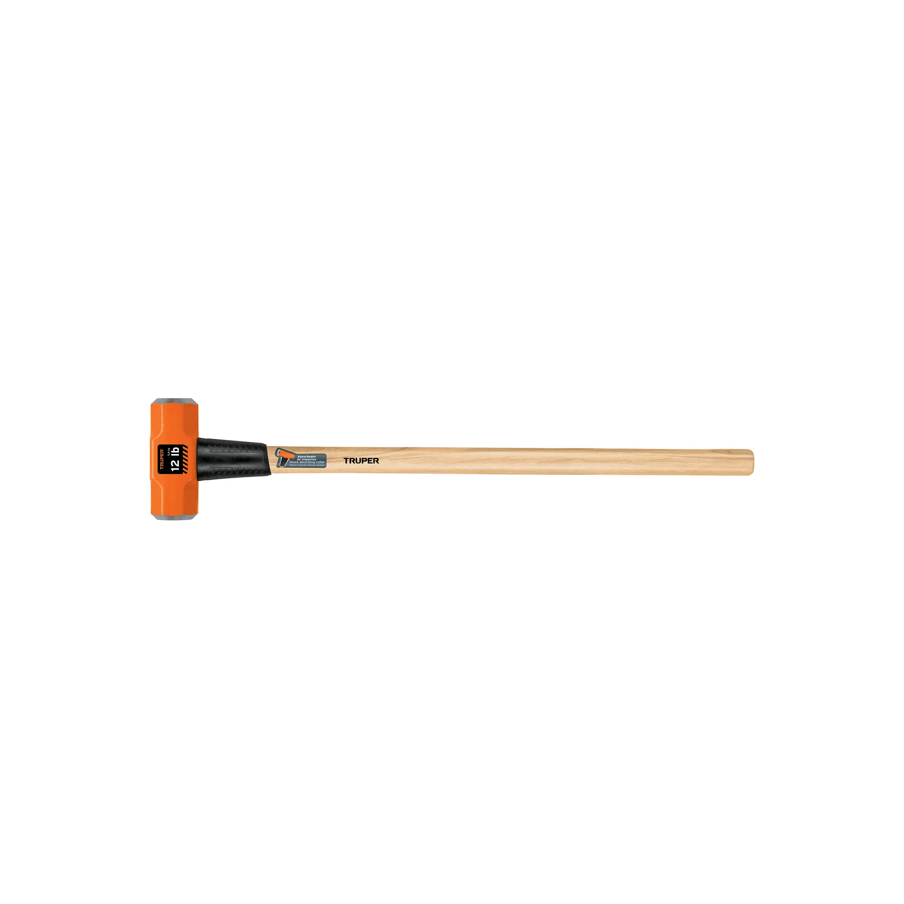 Marro octagonal 12 lb, mango de madera 36", TRUPER