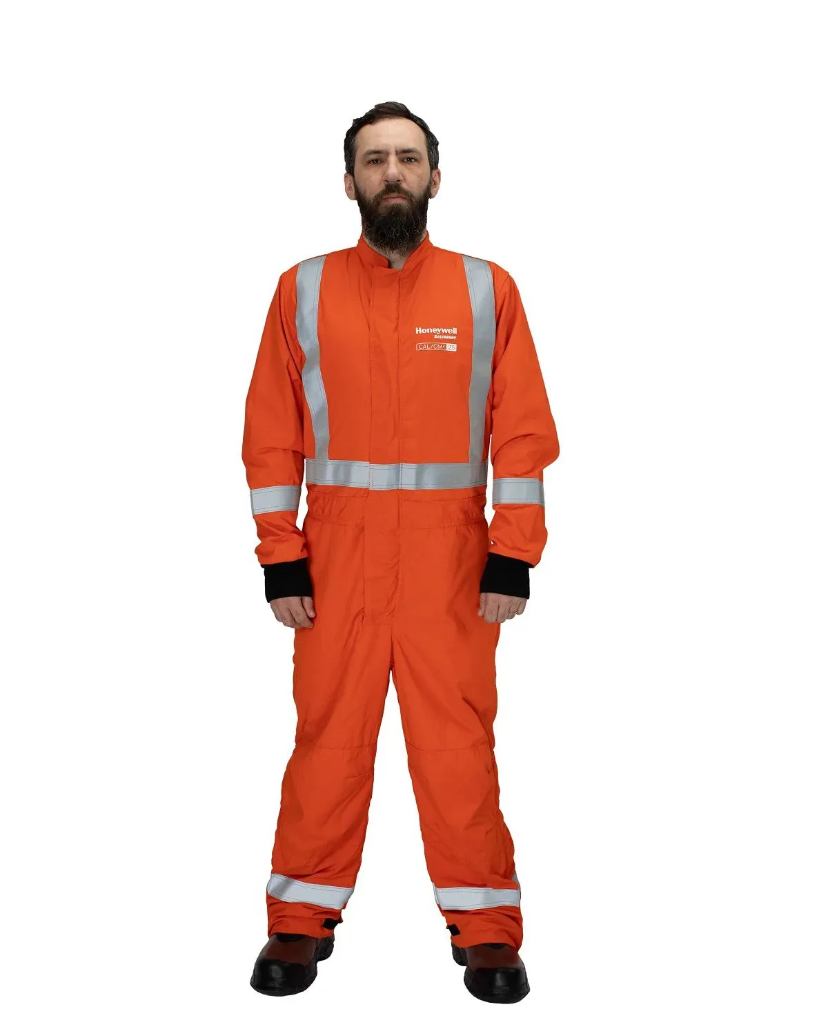 Mameluco Ignífugo Honeywell Salisbury Pro-Wear Plus 25 Cal/cm² Naranja Alta Visibilidad