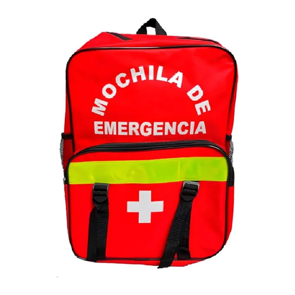 Mochila de Emergencia Rojo Simple