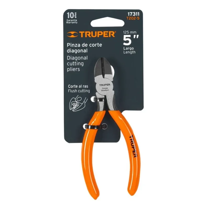 Alicate Corte Diagonal Truper 17311 5" · foto 3