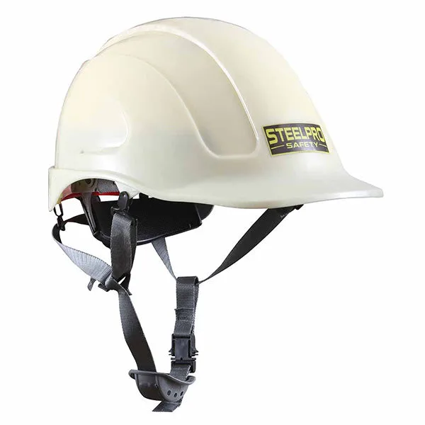 Casco Montaña ABS Blanco Fotoluminiscente Steelpro