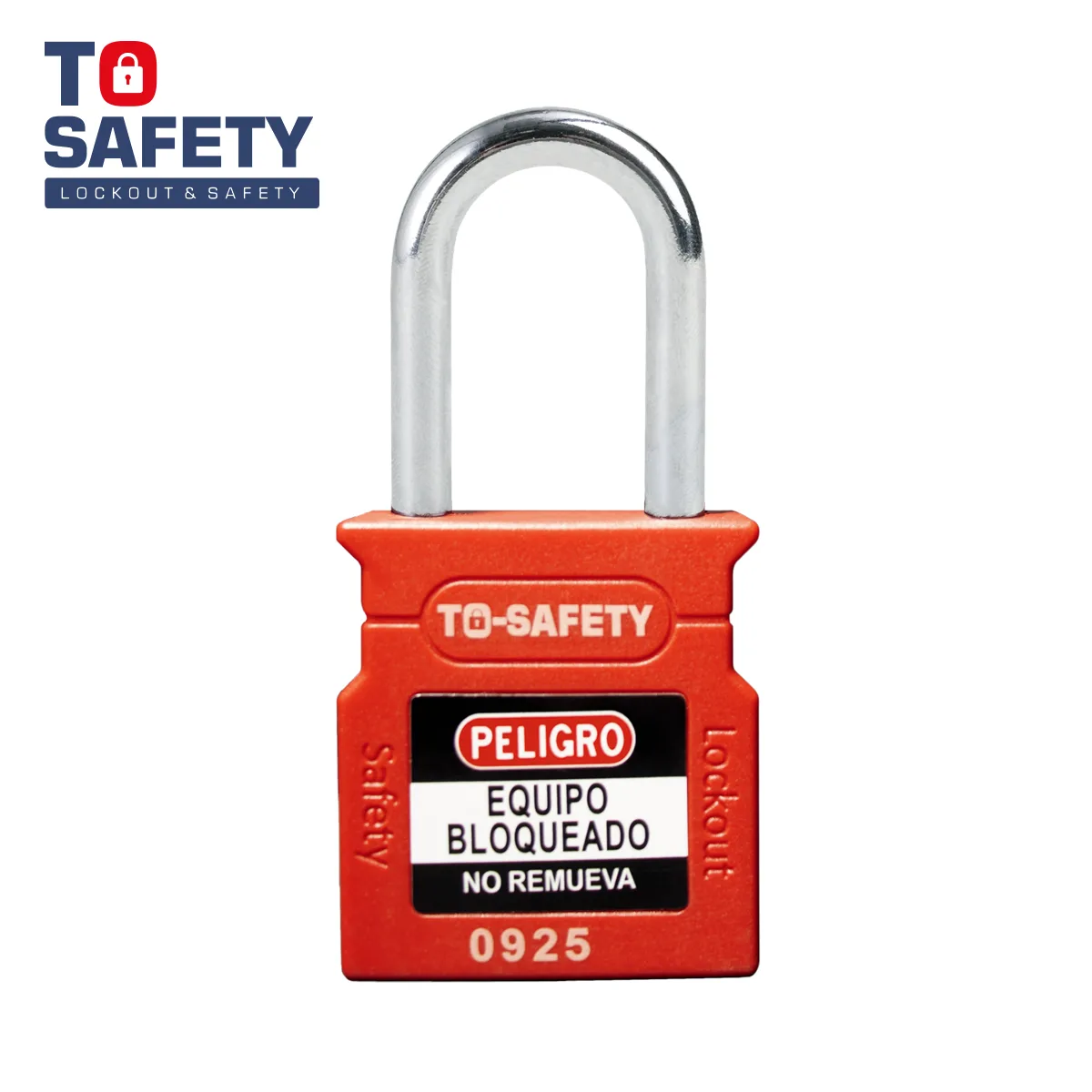 Candado de Bloqueo con Arco de Acero de 38mm Rojo TS WCP38S To Safety