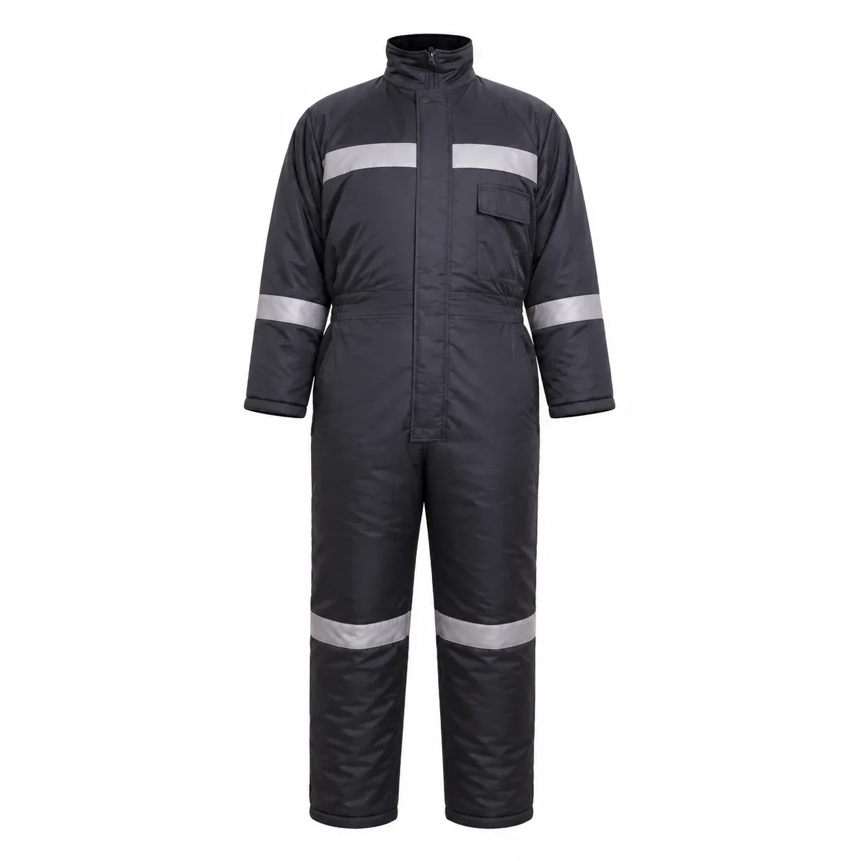 Buzo Térmico Impermeable con Relleno Hollowfill y Cinta Reflectiva