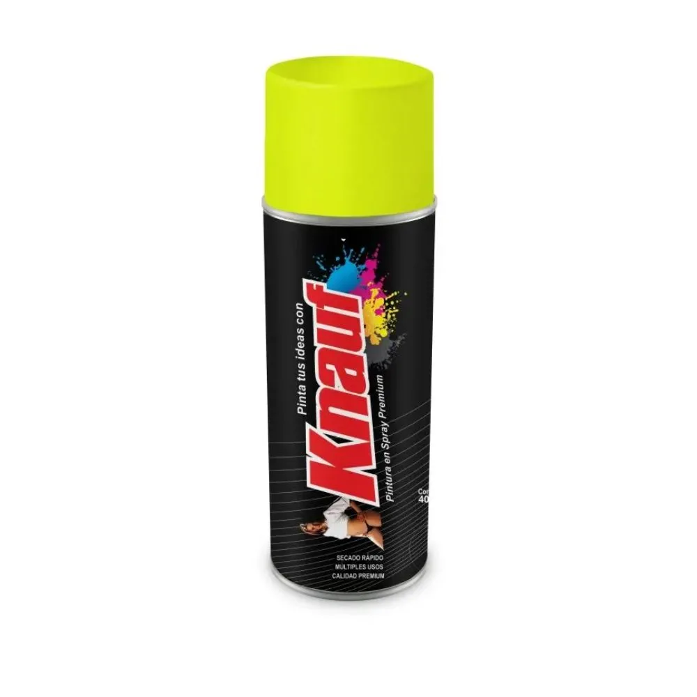 Pintura en Spray Fluorescente Amarillo Knauf #101