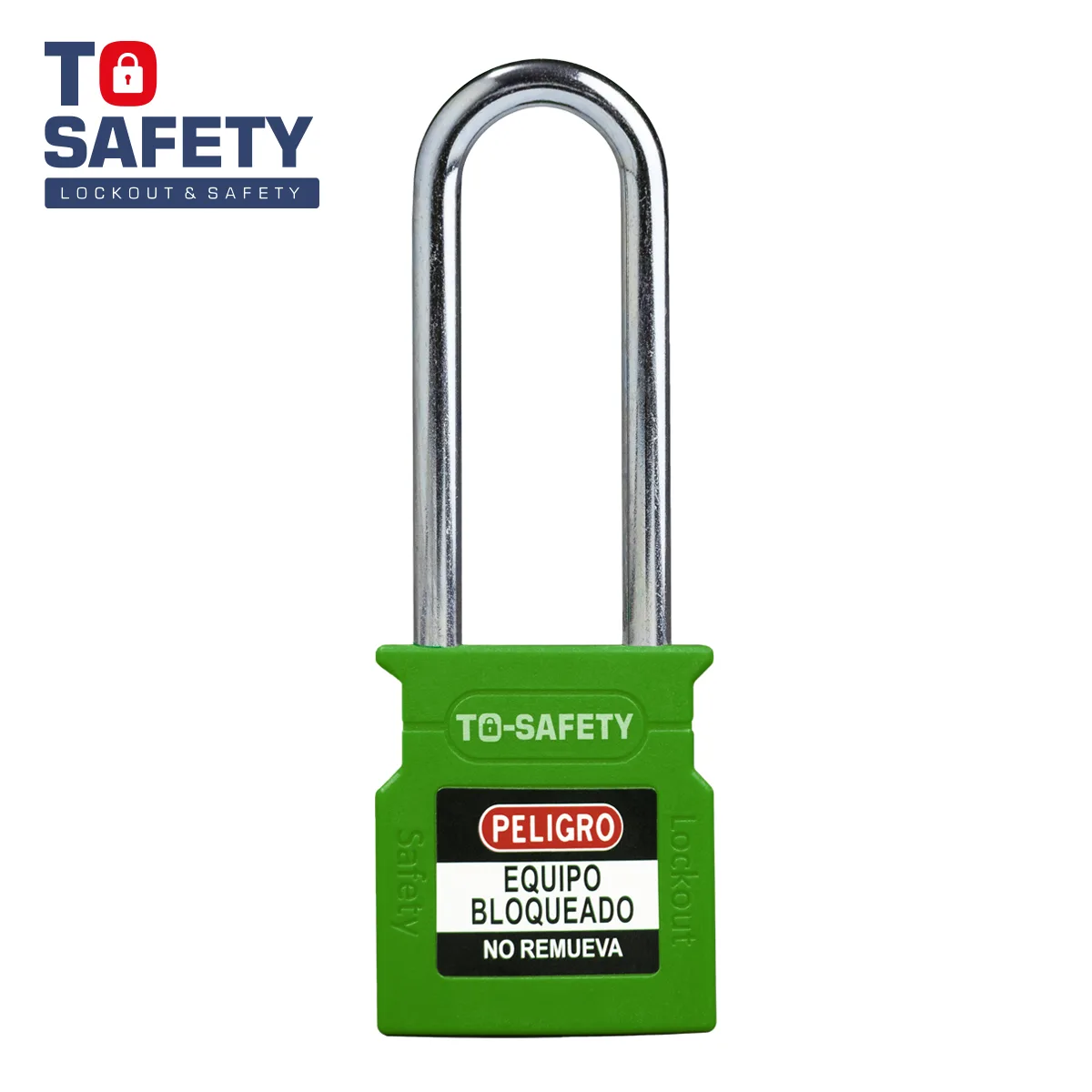 Candado de Seguridad con Arco de Acero de 76mm Verde TS WCP76S To Safety