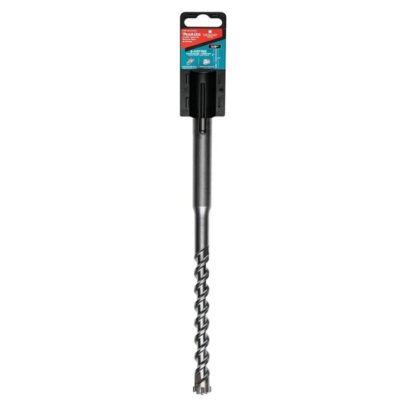 Broca SDS-Max Makita B-61341 de 5/8" x 13" con punta de seis cortes