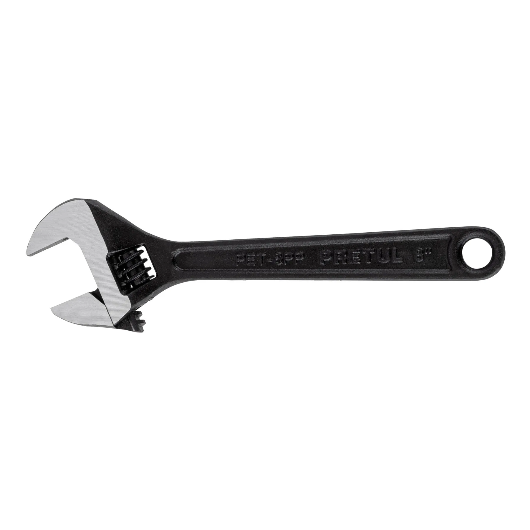 Llave ajustable (perico) 8" pavonada, PRETUL