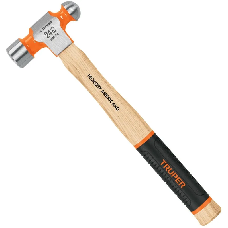 Martillo de Bola Truper 24 Oz Mango Hickory 16903
