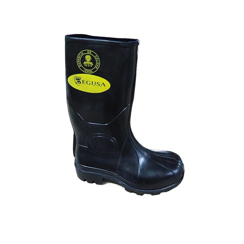 Bota de jebe con punta de acero y forro térmico azul SEGUSA SK RGBA