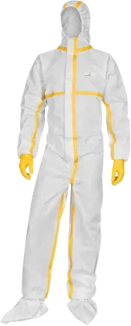 Buzo Químico Desechable Delta Plus DT216 (Tipo 5/6, costuras selladas)