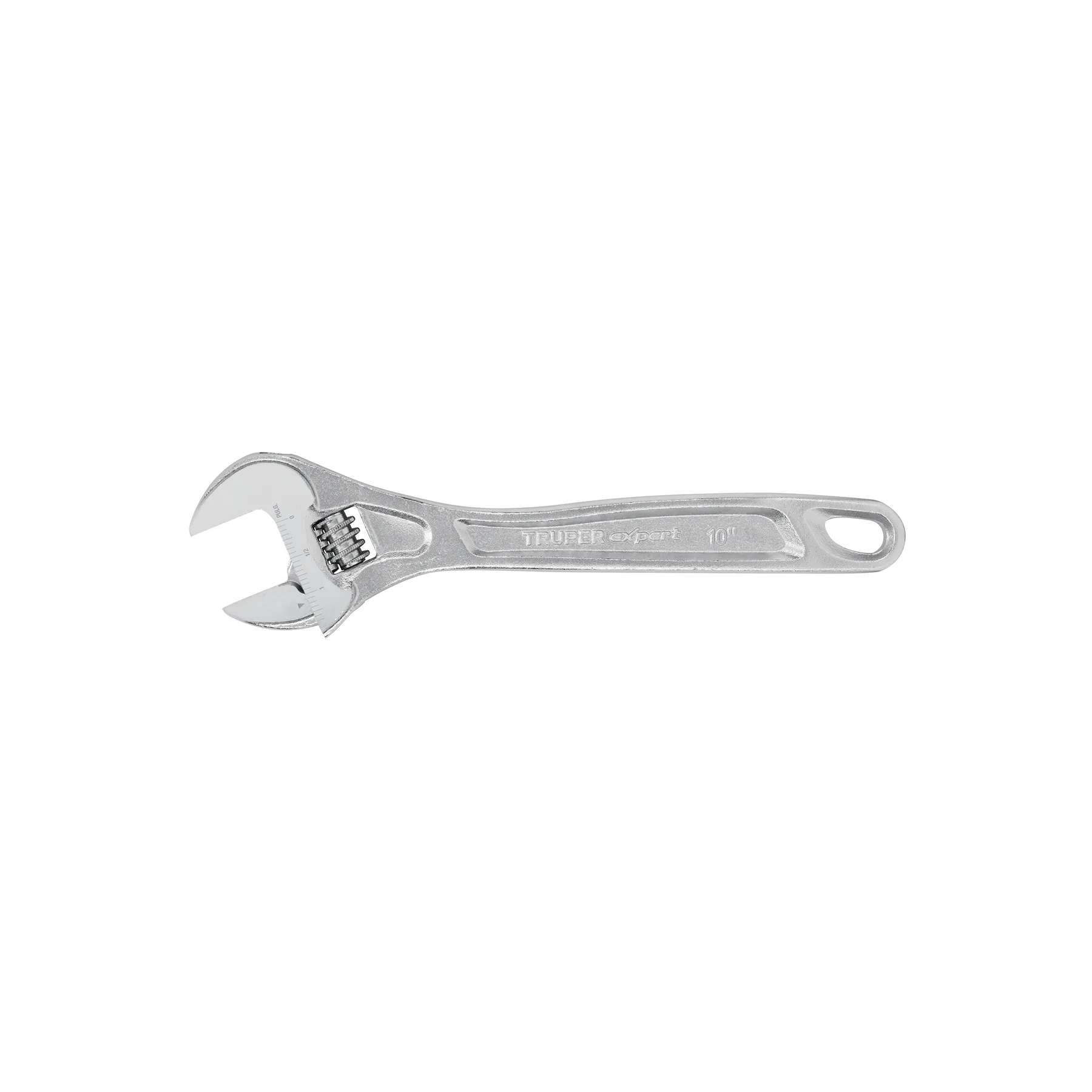 Llave ajustable (perico) 10" profesional cromada, EXPERT