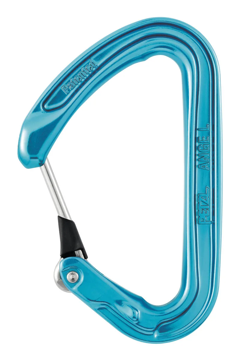 Mosquetón Petzl ANGE L Ligero con Gatillo MonoFil