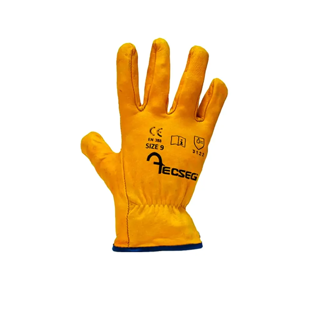 Guantes de Cuero Carnaza Tecseg