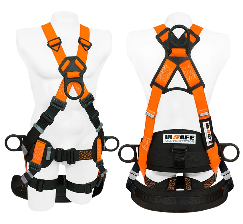 IN 8009-1ML-A – Arnés 4 Argollas Dieléctrico LIGHT con Soporte Lumbar y Asentadera