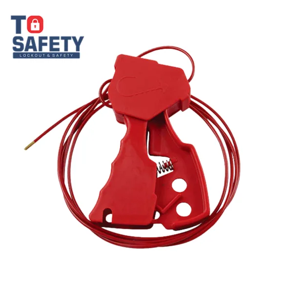 Bloqueo de Cable Revestido en Nylon de 2.4m para Válvula Compuerta TS CB02 To Safety