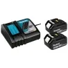Taladro atornillador inalámbrico 1/2" 18V brushless Makita DDF489RTJ con 2 baterías y maletín · foto 3