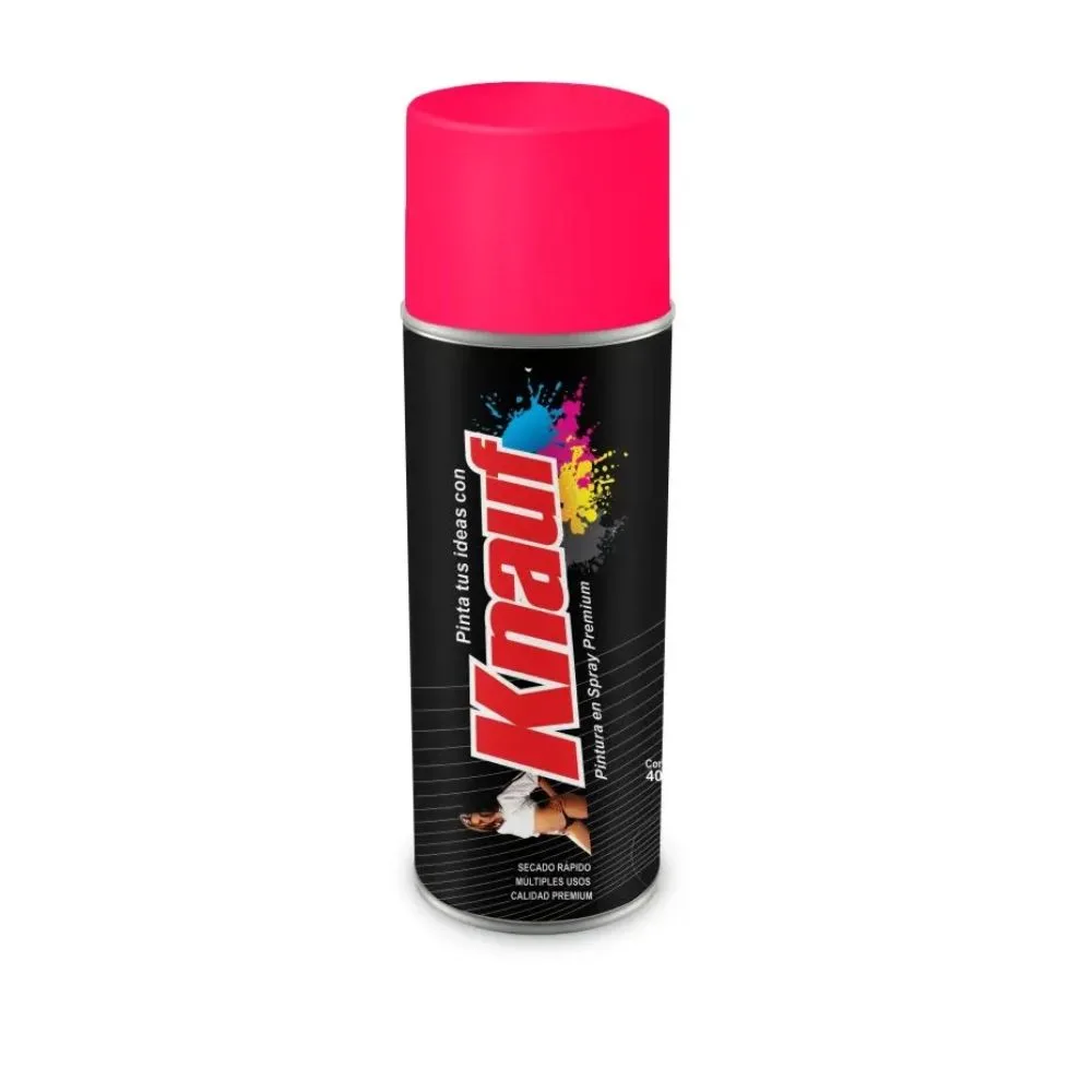 Pintura en Spray Fluorescente Magenta Knauf #1012