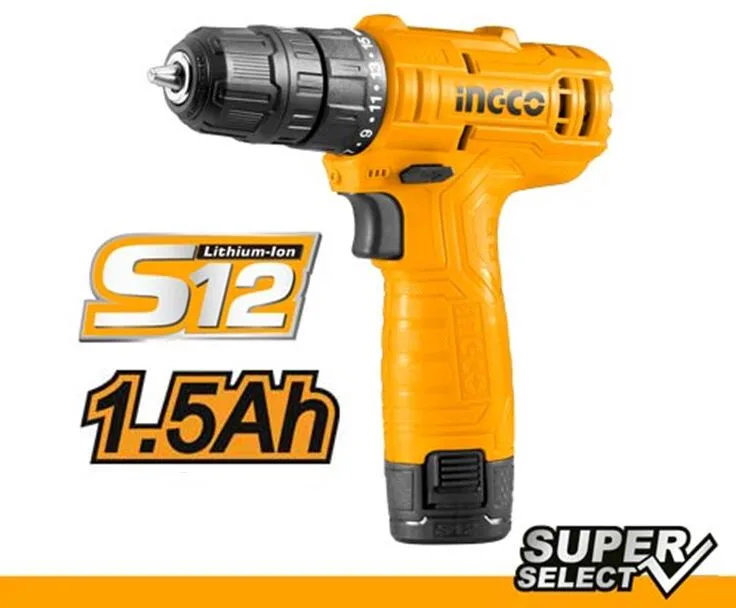 Atornillador/Taladro Inalámbrico 12V INGCO CDLI12415