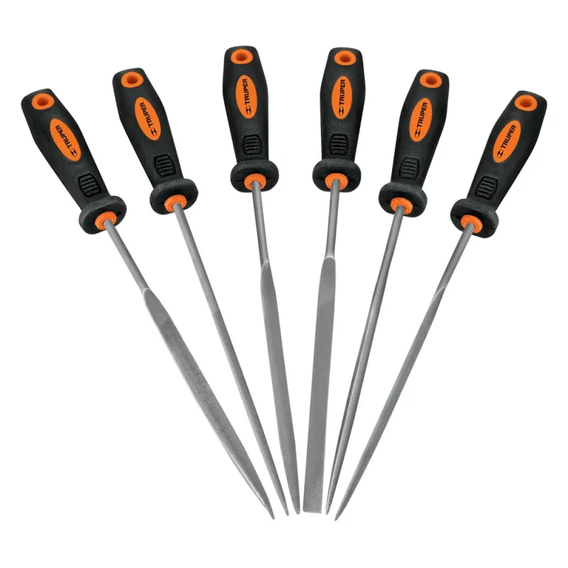 Juego de Limas de Aguja Truper 15240 6" 6 Piezas