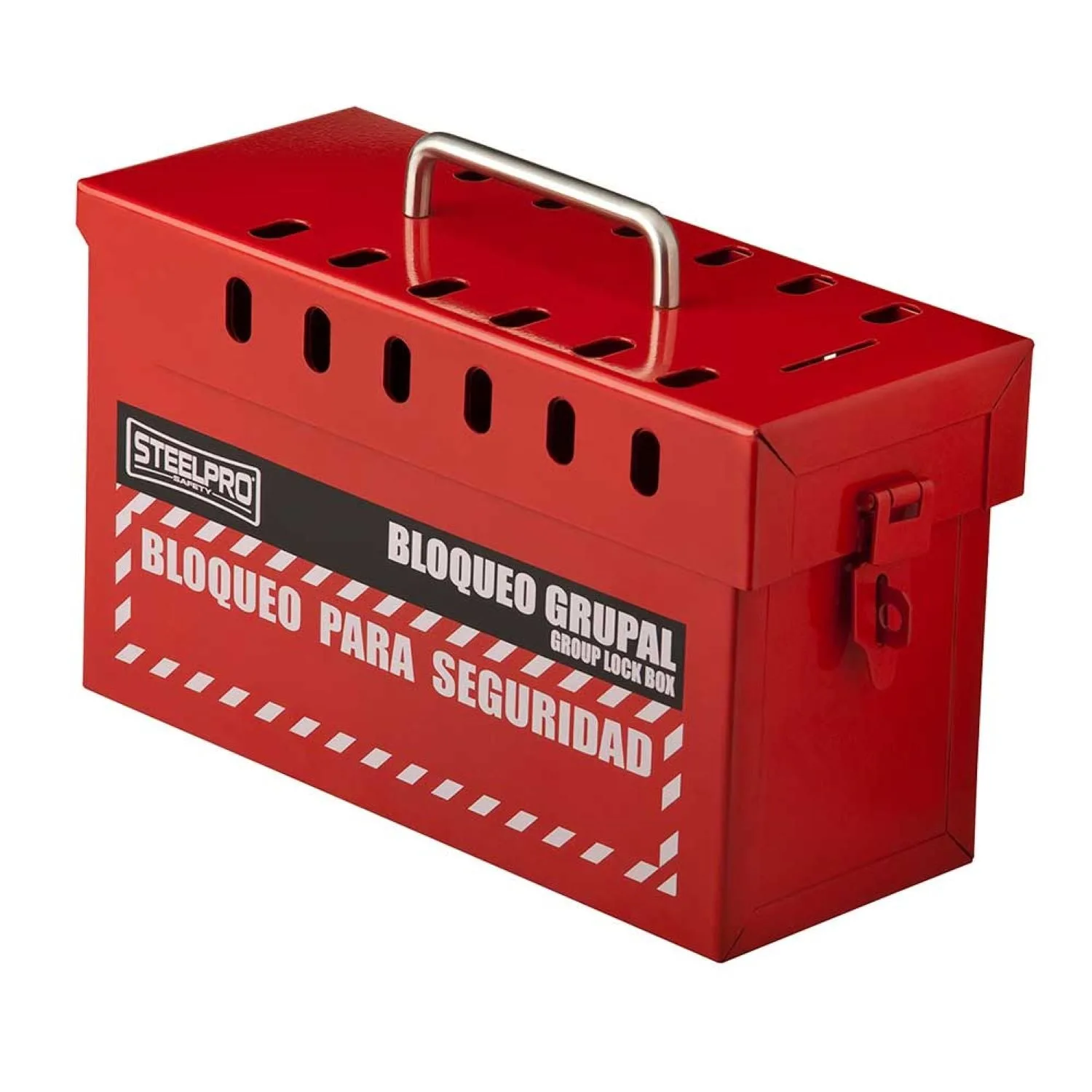 Caja De Bloqueo Grupal Roja – U Steelpro