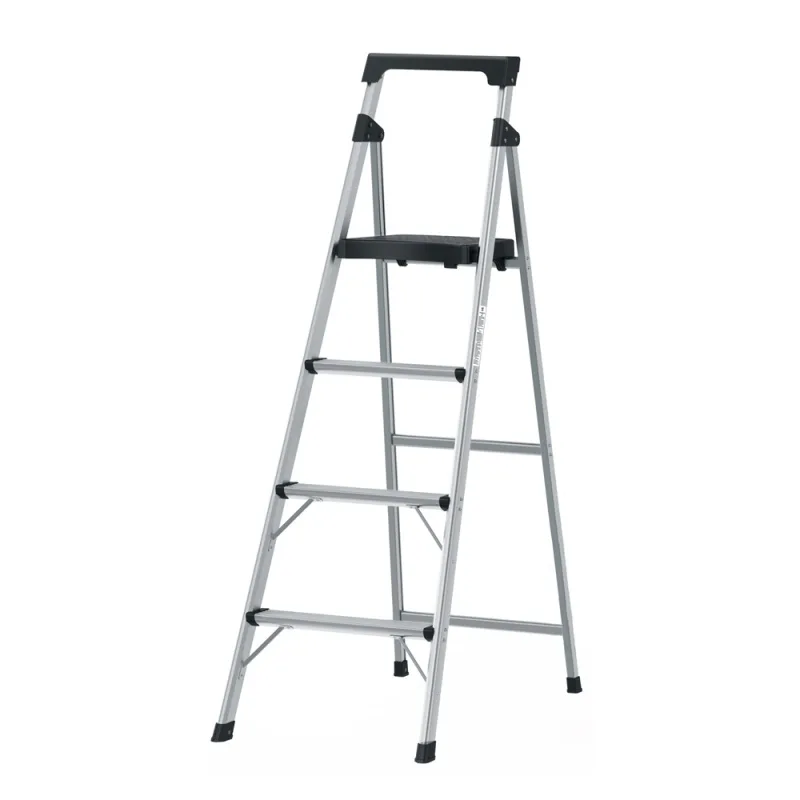 Escalera Tubular Truper 16765 4 Escalones Tipo III 150kg