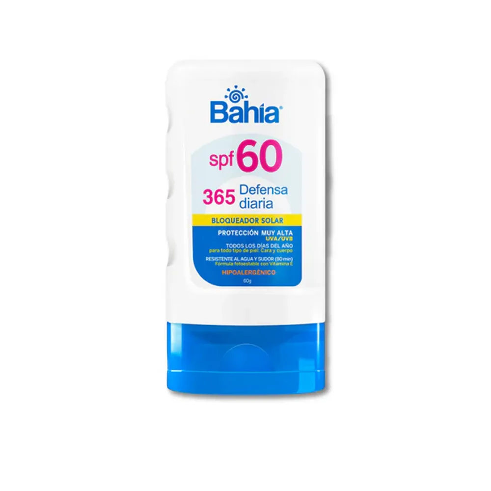 Bloqueador Bahia Spf60 X 60G 365 defensa Diaria