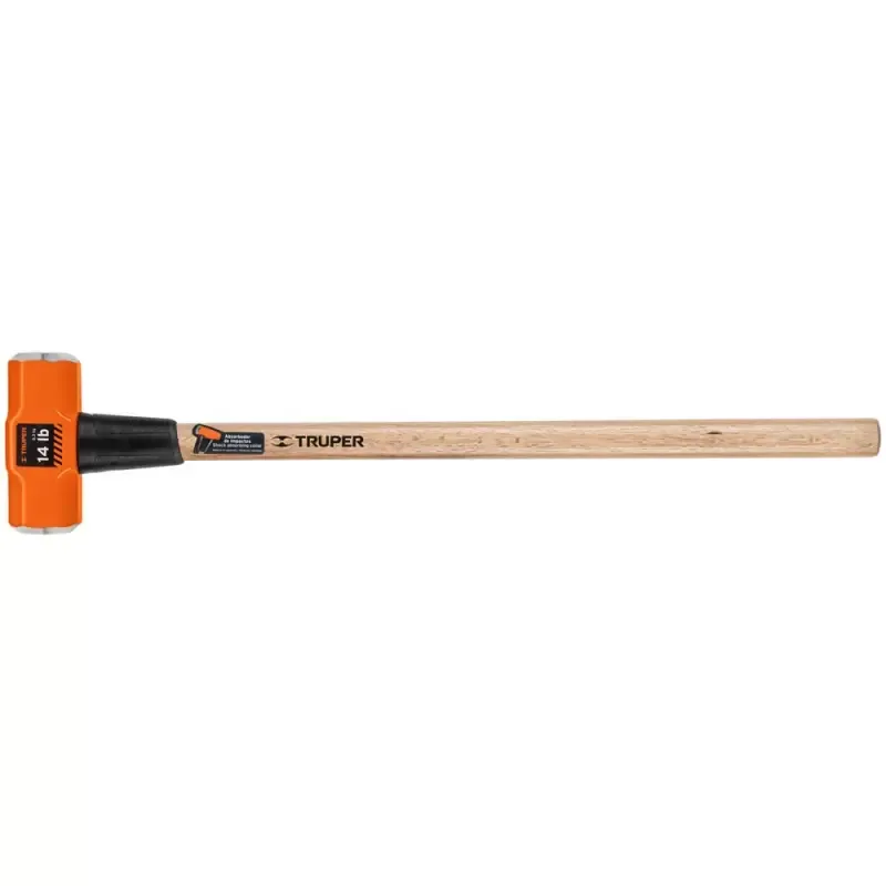 Comba 14 Lbs Doble Cara Mango de Madera 36" Truper 16514