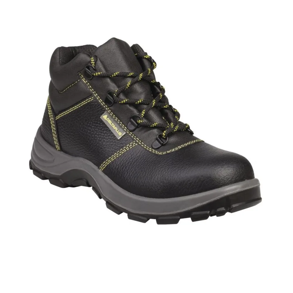 Bota de Seguridad Delta Plus Gargas II S1P SRC (piel crupón grabada, gama Classic+, negro)