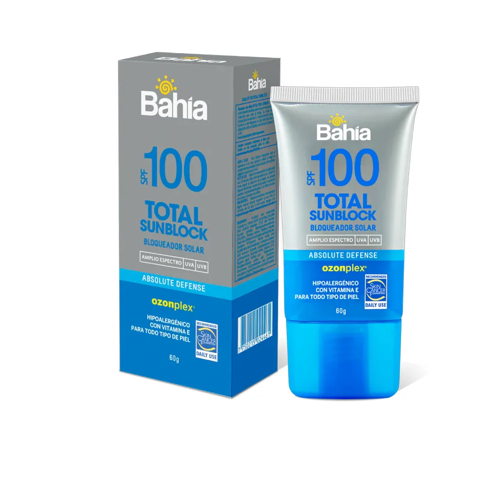 Bloqueador Bahia Spf100 X 60G Total Sunblock