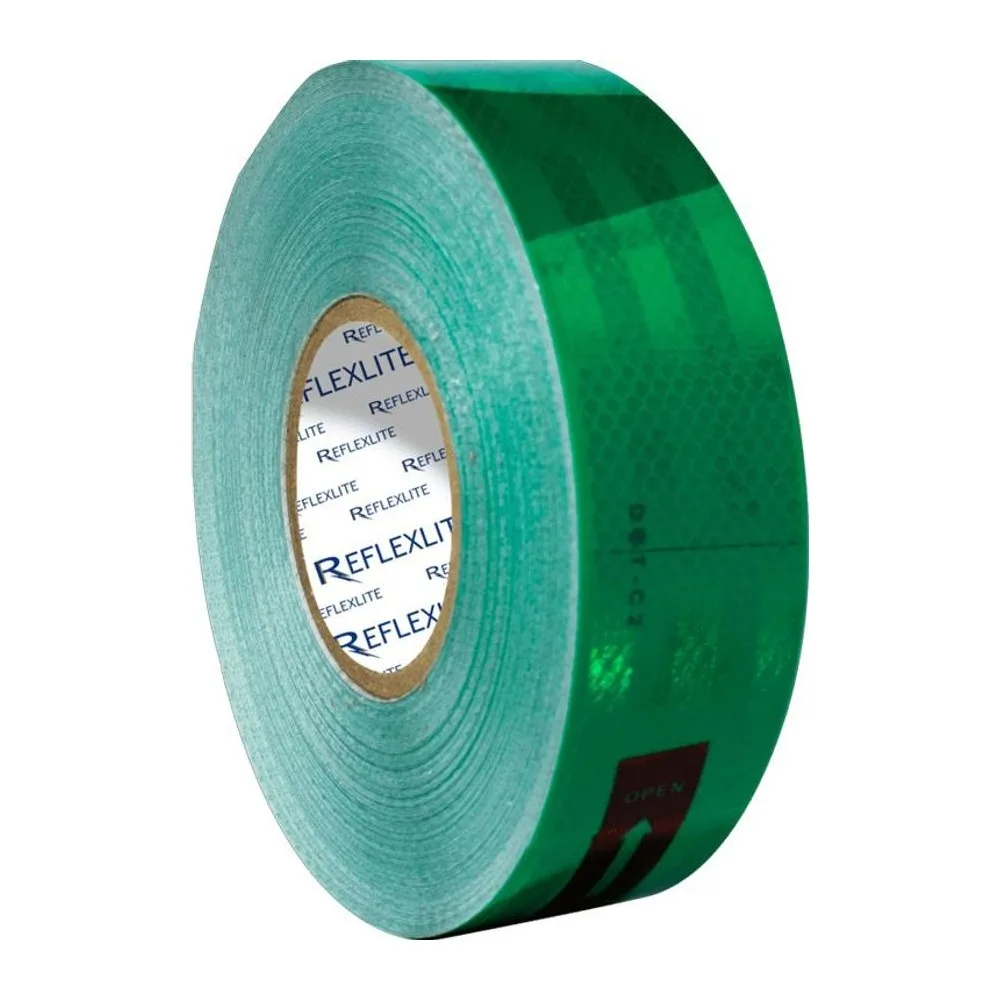 Cinta Reflectiva Verde 4 pulgadas