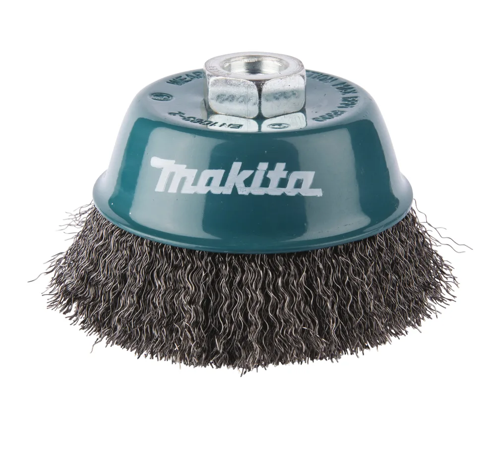 Makita Cup brush 100 mm, 0.3 mm, M14 (D-29284)
