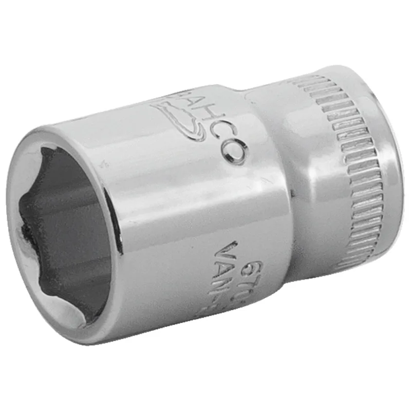 Dado Hexagonal Corto 9mm Encastre 1/4" Bahco 6700SM-9