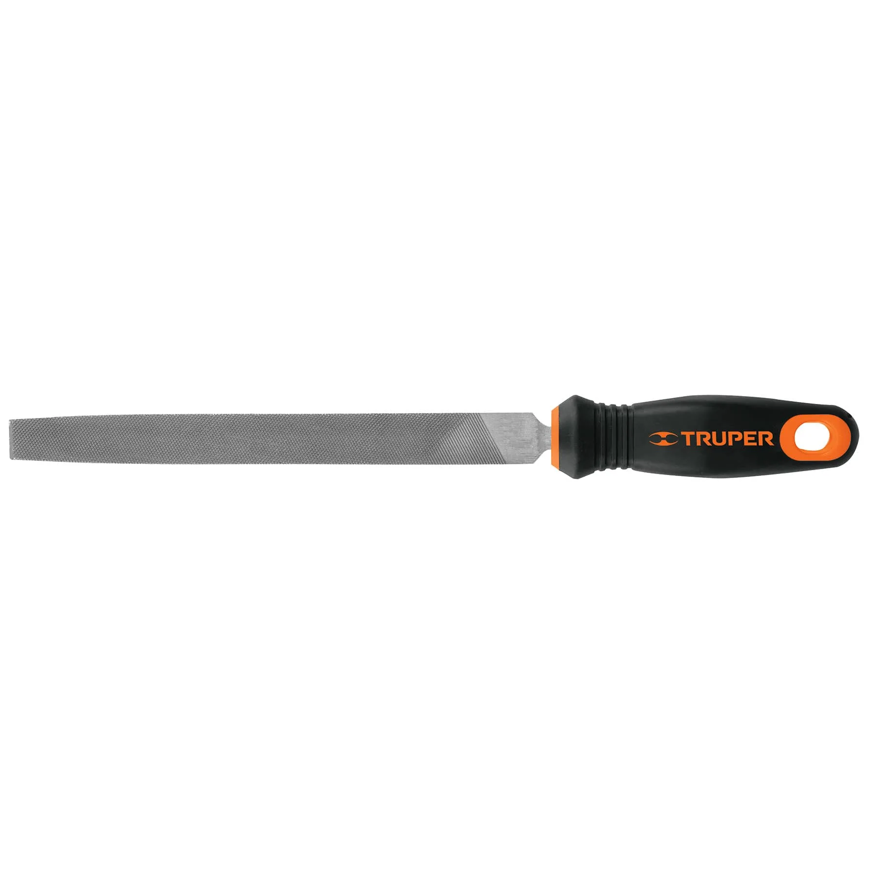 Lima plana bastarda 8" con mango Comfort Grip, TRUPER