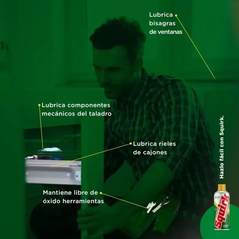 Lubricante Multiusos en Aerosol Squirk SK116 11.6oz (328g) · foto 4