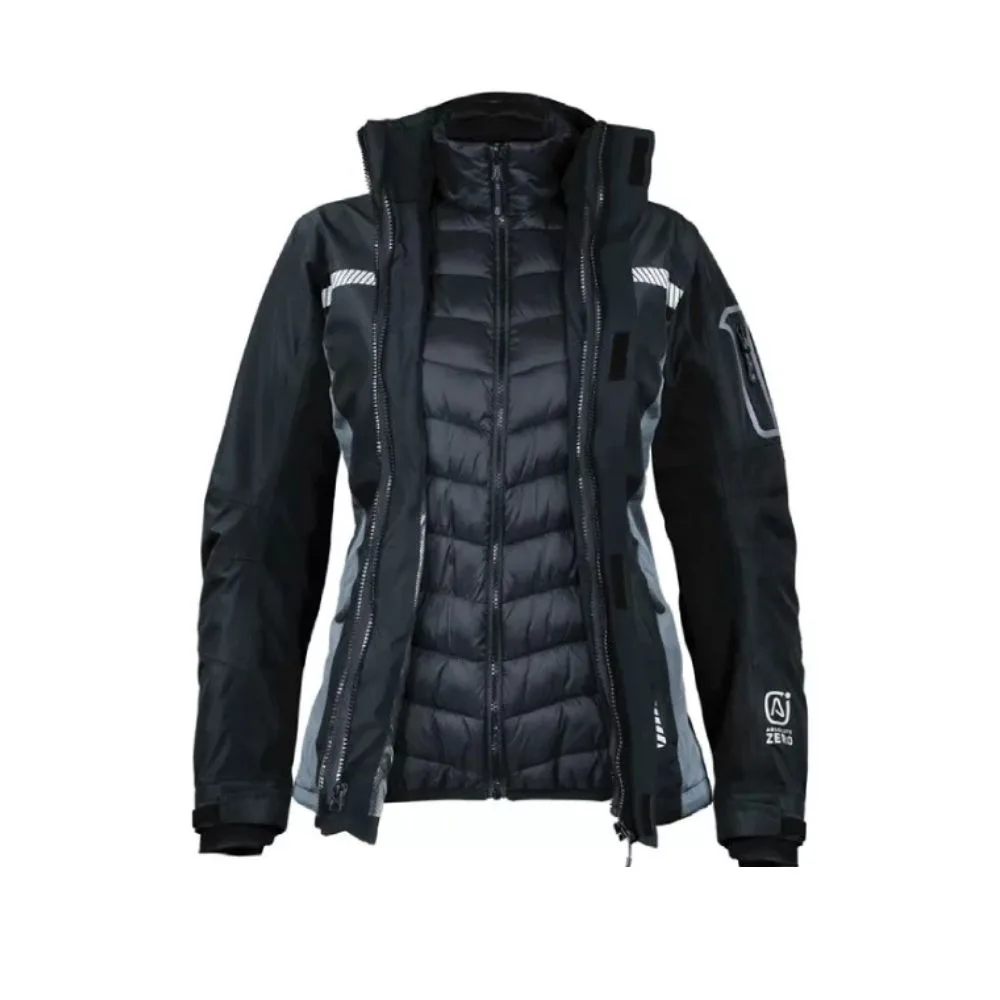 Casca Parka Absolute Zero 3 en 1 Negro Z-8100 Mujer
