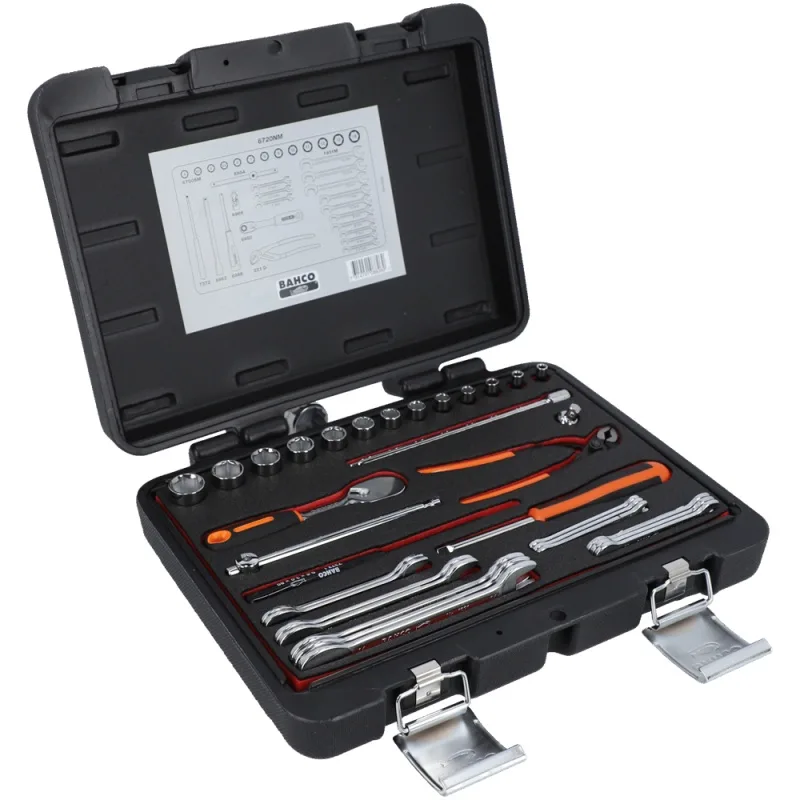 Juego de Herramientas Bahco 6720NM 33 Piezas Encastre 1/4"
