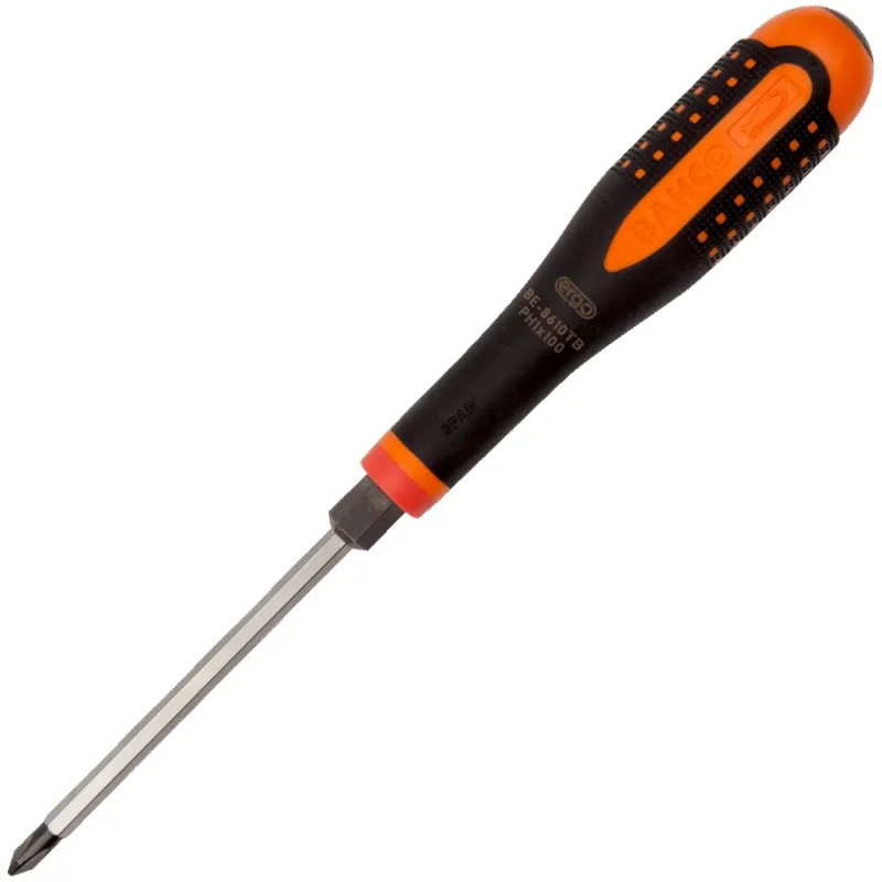 Desarmador Phillips Bahco BE-8610TB, PH1 x 100mm de Impacto