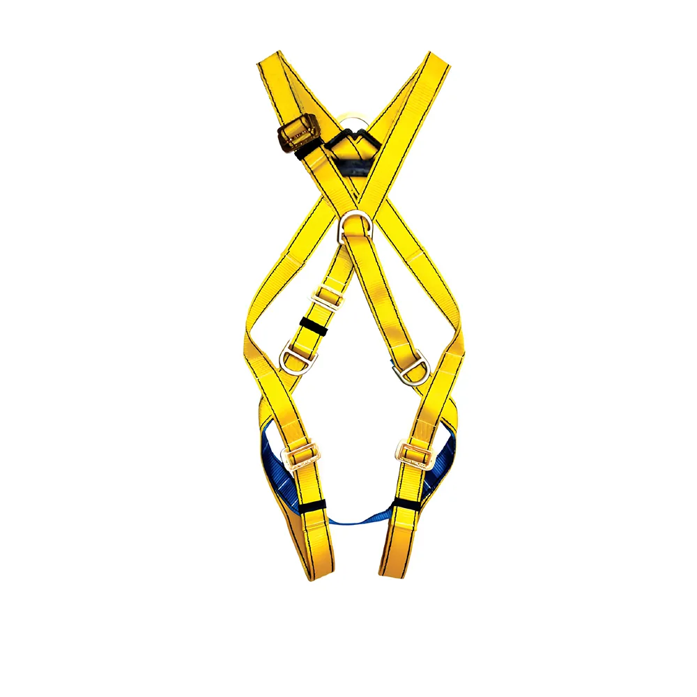 Arnés de seguridad integral en X de 4 aros y 4 hebillas MAICOL AX4A4H