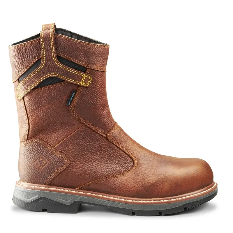 Bota Wellington Terra Patton Pull-On Puntera de Aluminio Impermeable