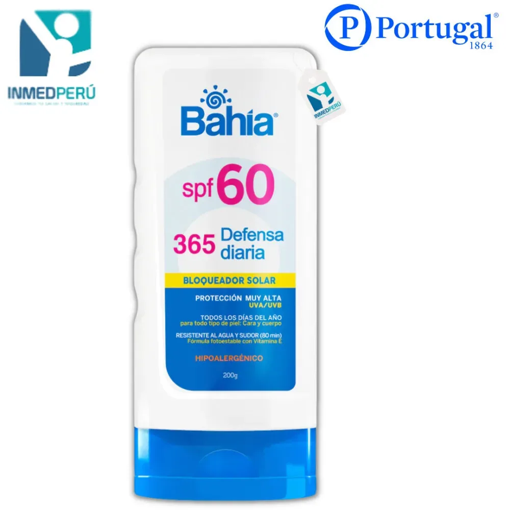 Bloqueador Solar SPF 60 Defensa Diaria 200G Bahía